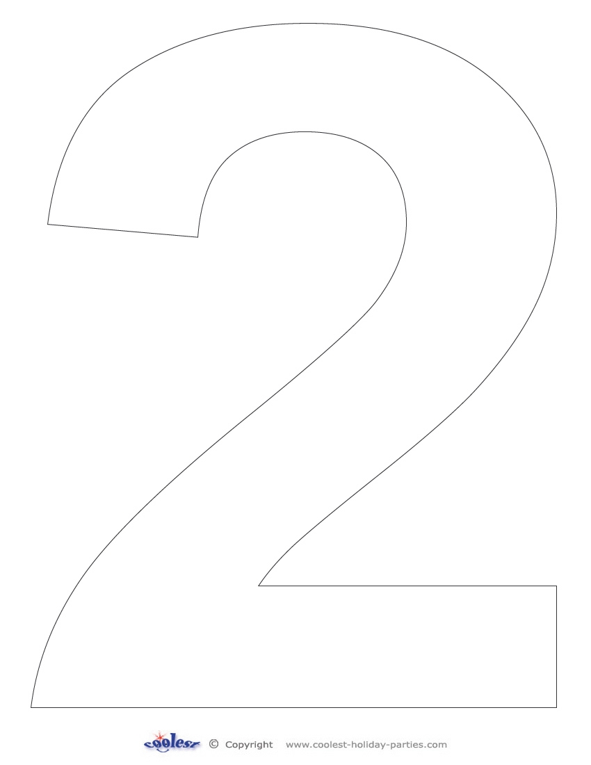 Printable Number 2 Coolest Free Printables Printable Number 2 Coolest Free Printables