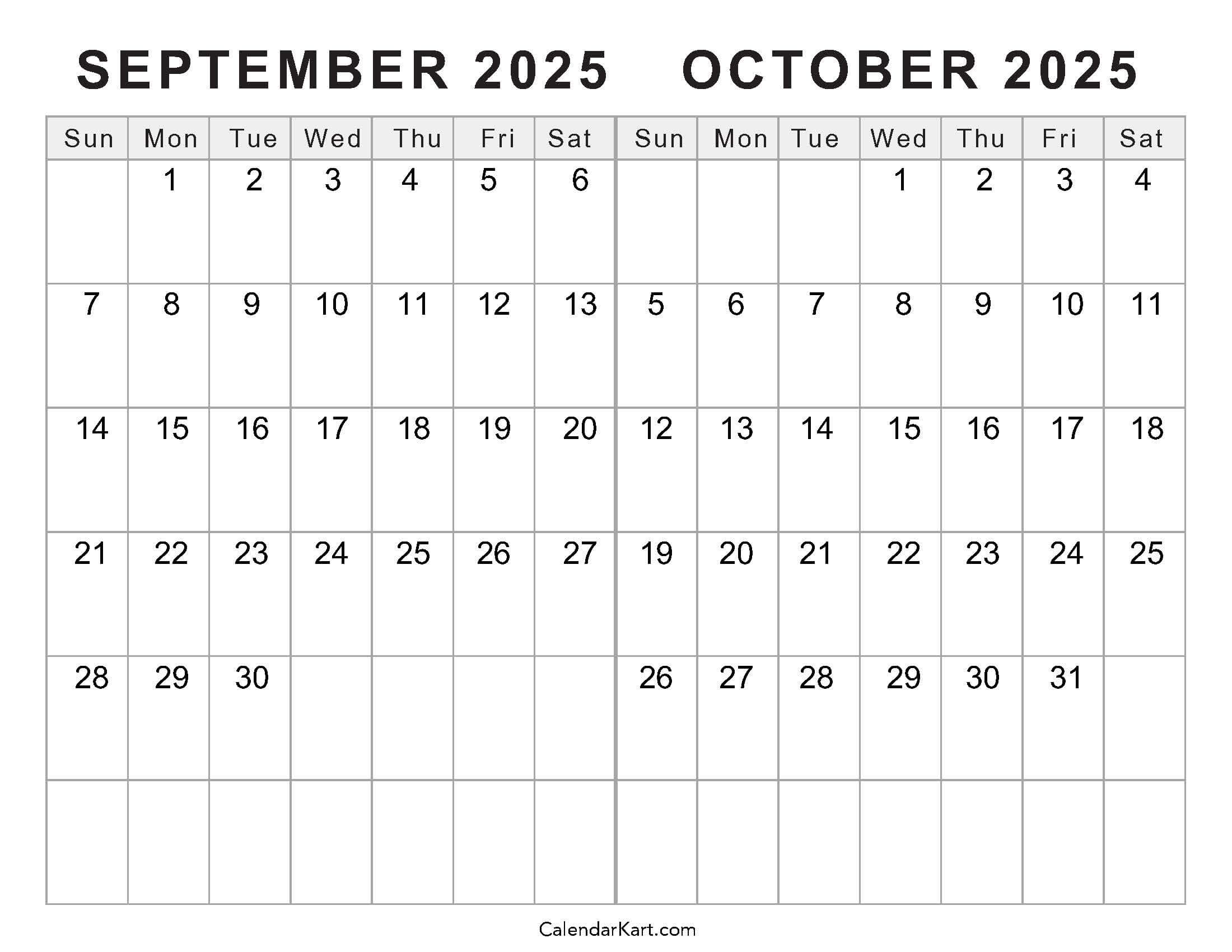 Calendar August September October November 2025 Calendar August September October November 2025