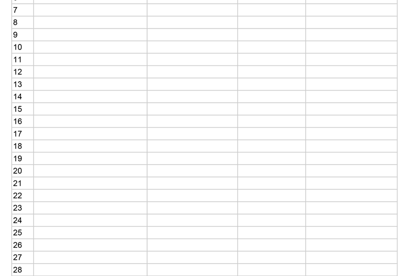 Printable Sign Up Worksheets And Forms For Excel Word And PDF