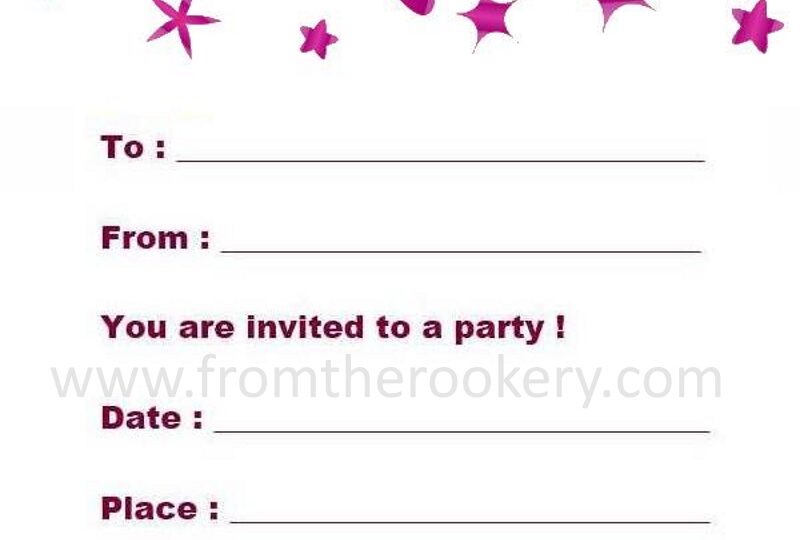 Printable Sleepover Invitations Worksheets Library