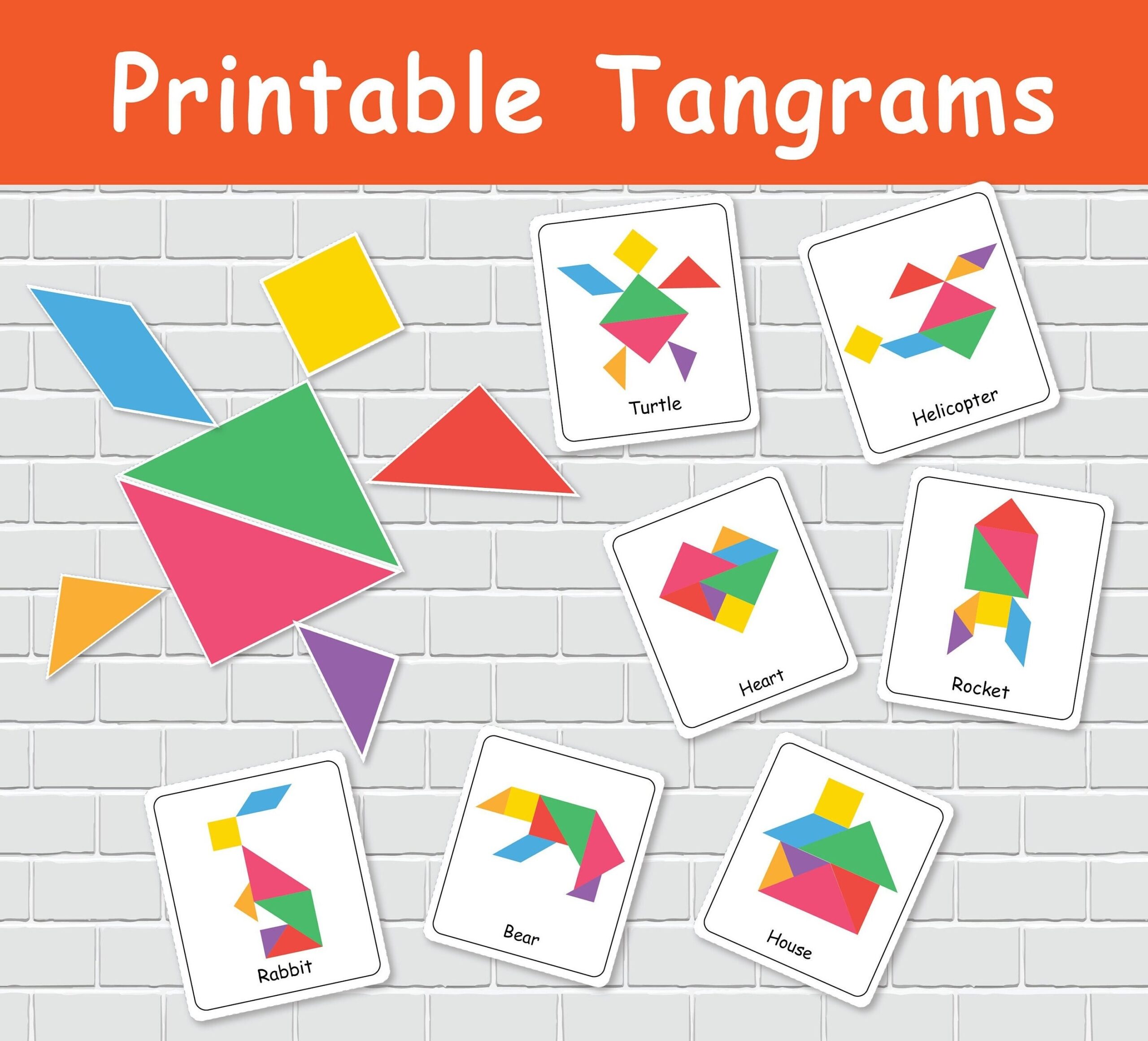 Free Printable Tangram Template