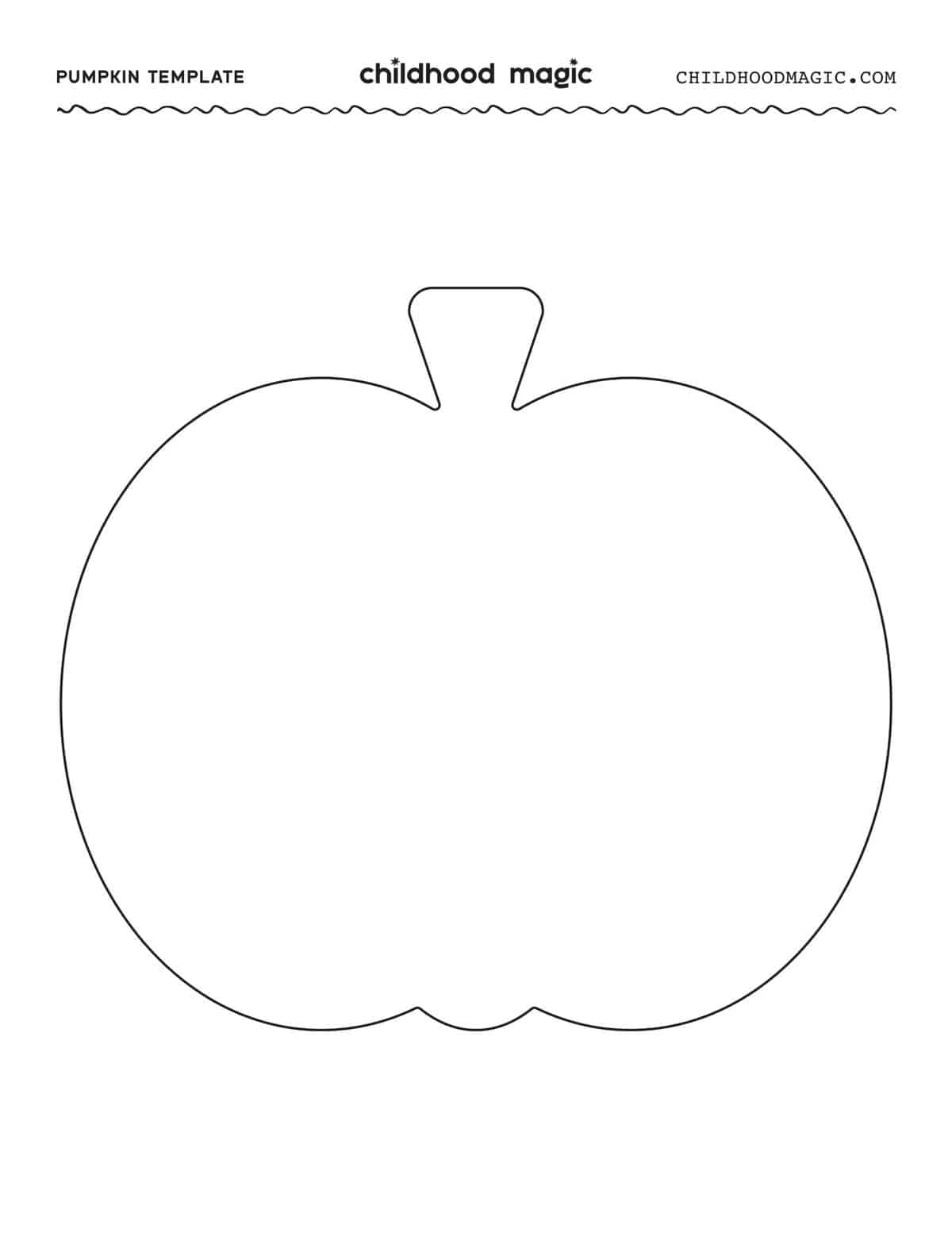 Free Preschool Pumpkin Templates Printable Free Preschool Pumpkin Templates Printable