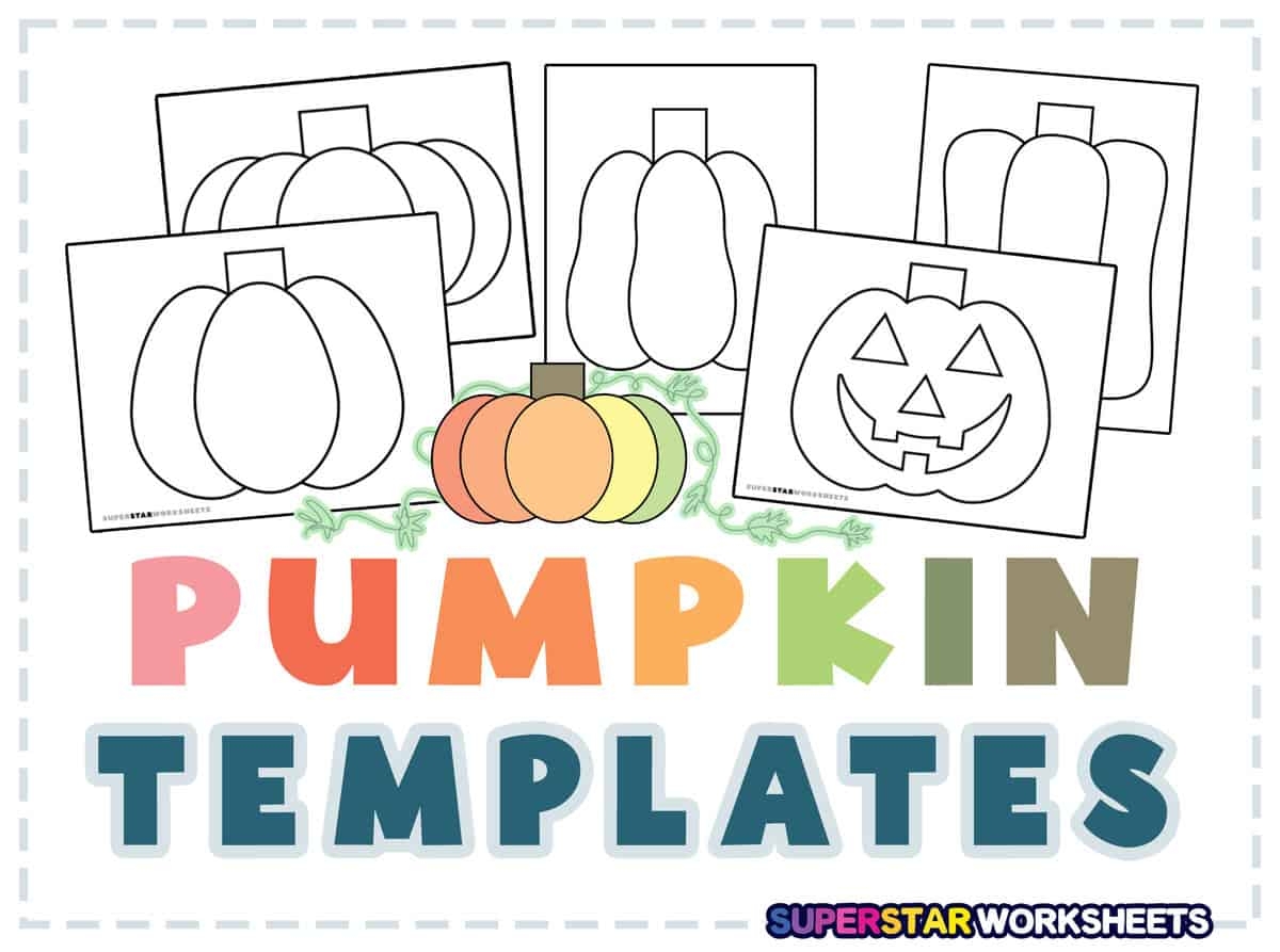 Pumpkin Template Superstar Worksheets Pumpkin Template Superstar Worksheets