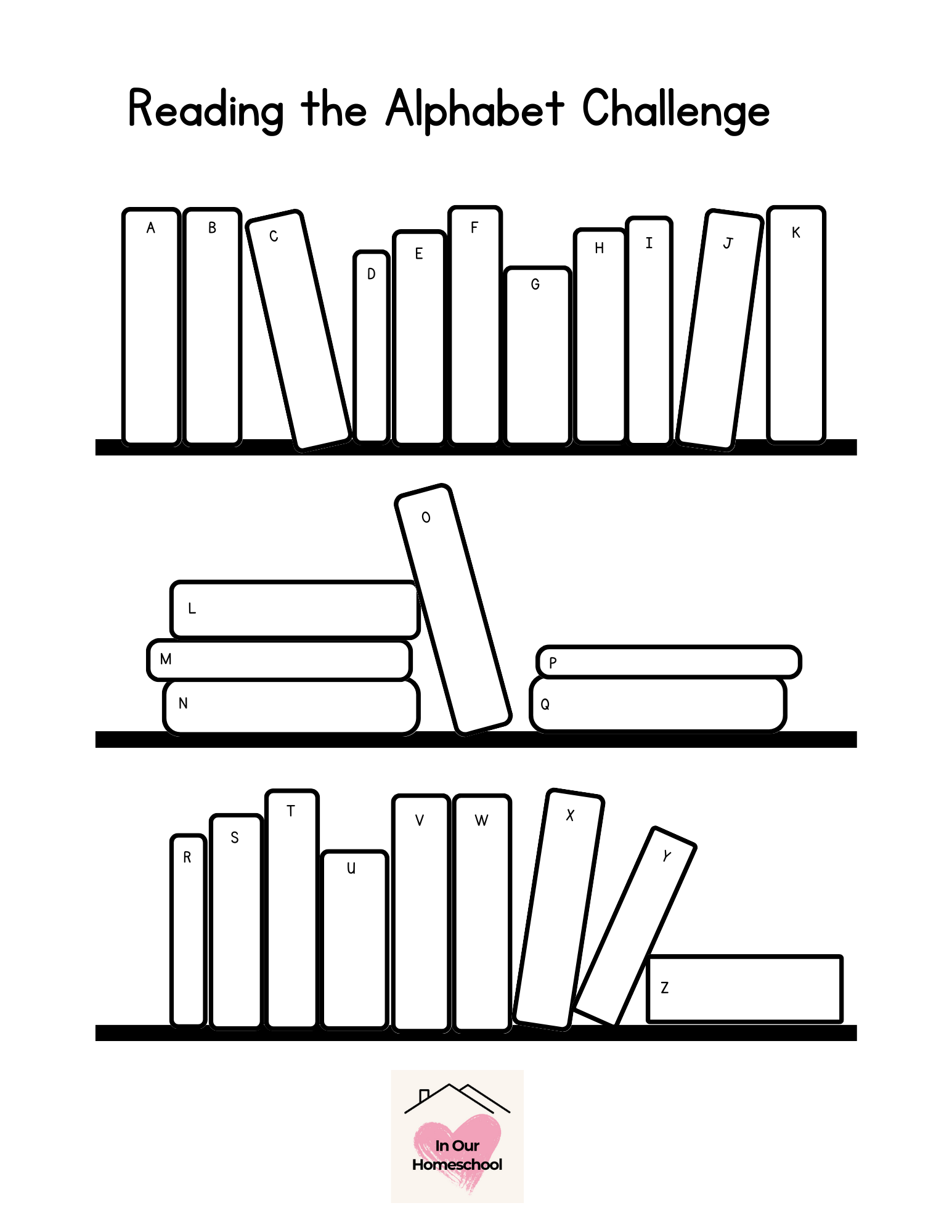 Reading The Alphabet Challenge HMS SS In Our Homeschool