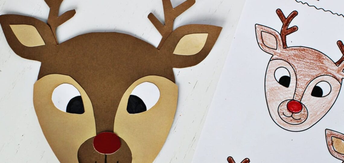 Reindeer Template Free Printable Childhood Magic