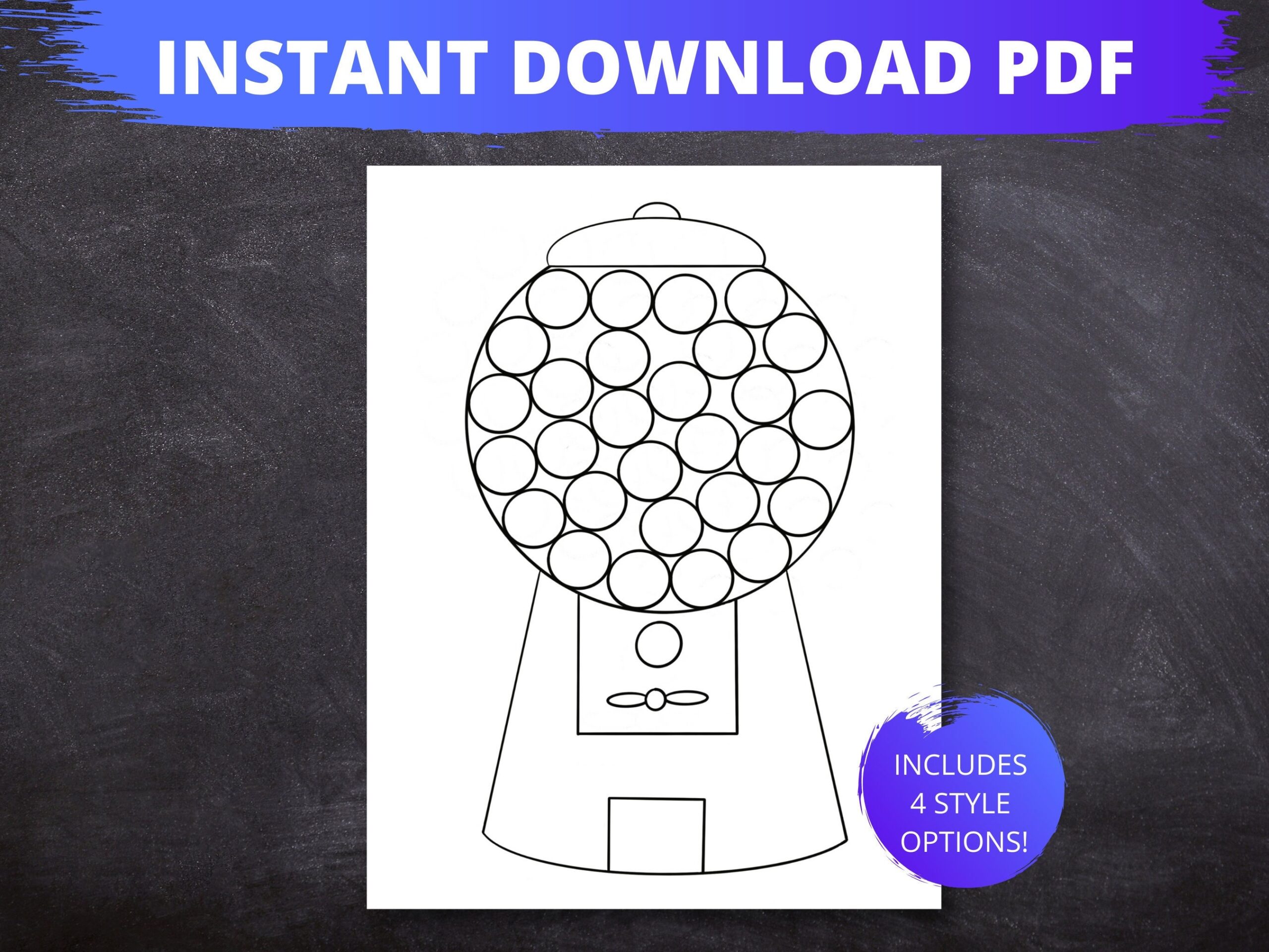 Reward Chart Gumball Machine Printable Gumball Machine Reward 