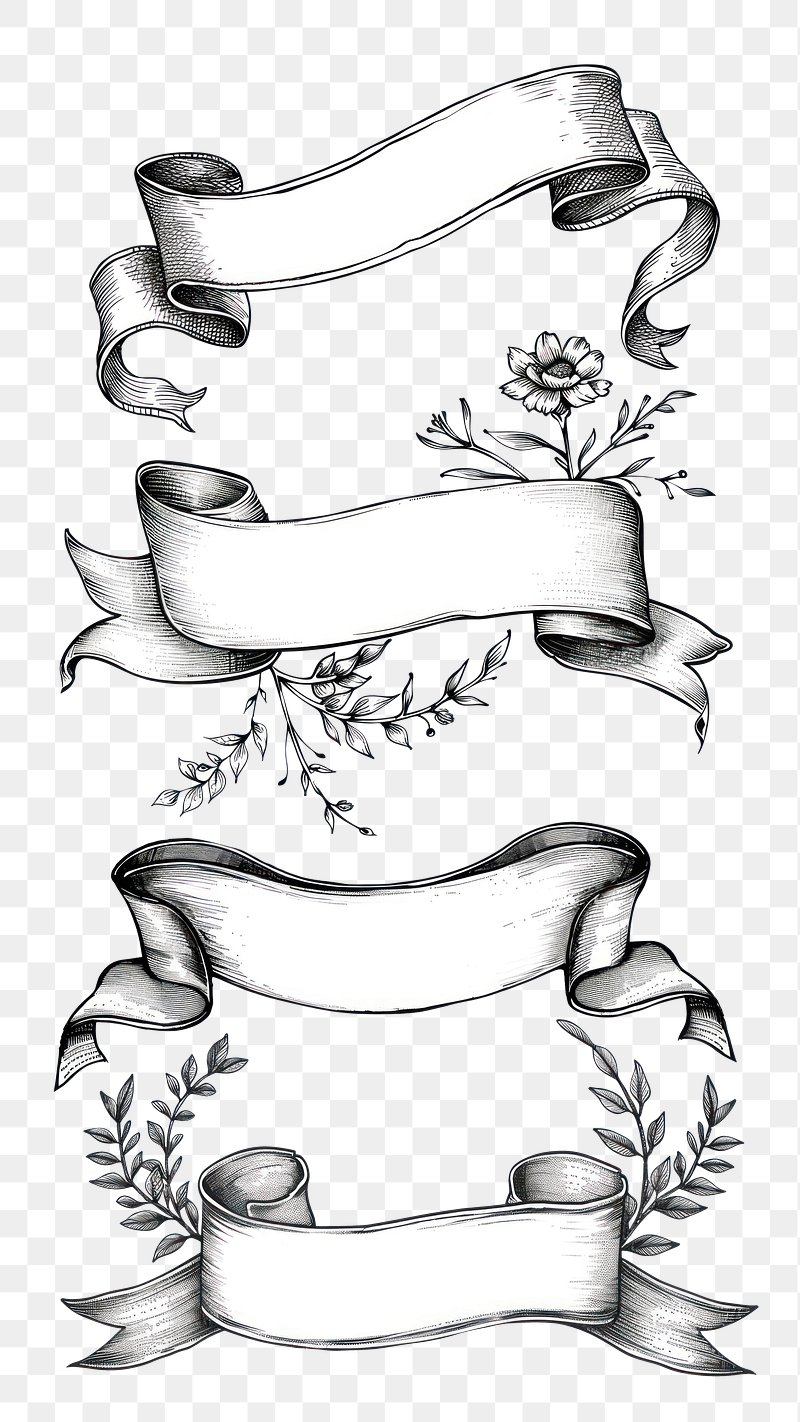 Ribbon Banner PNG Images Free PNG Vector Graphics Effects 