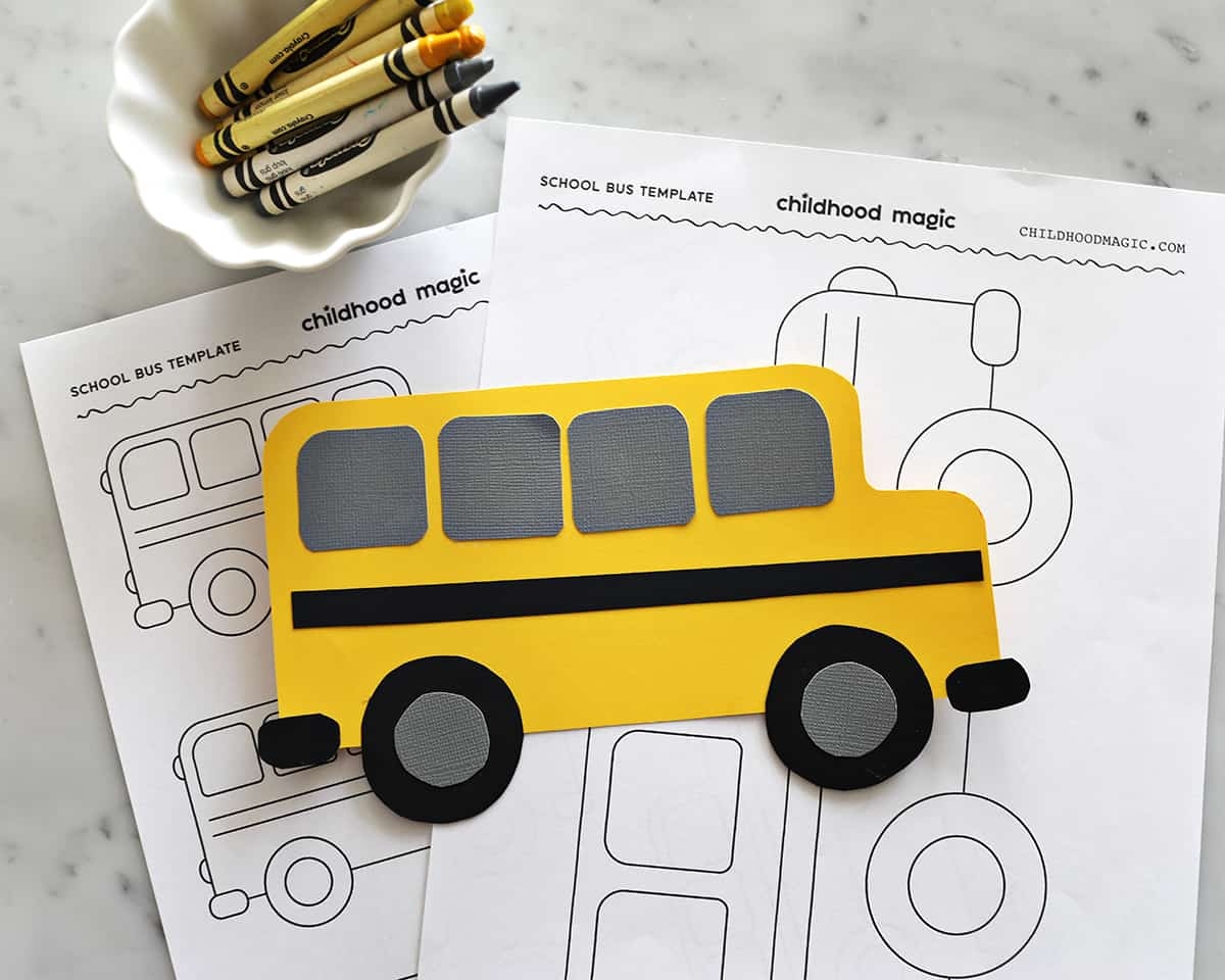 School Bus Template 
