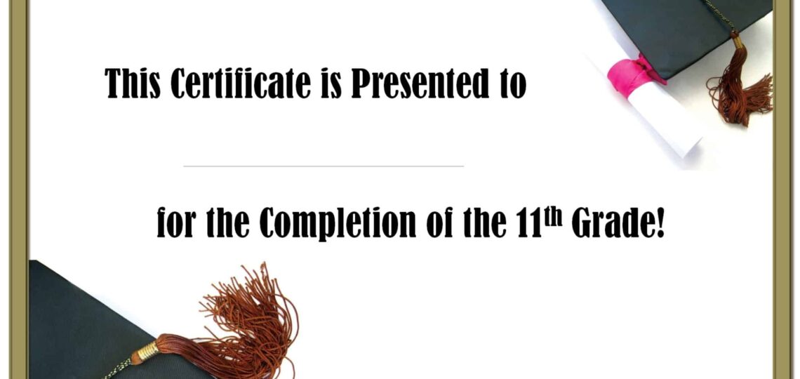 School Graduation Certificates Customize Online For Free