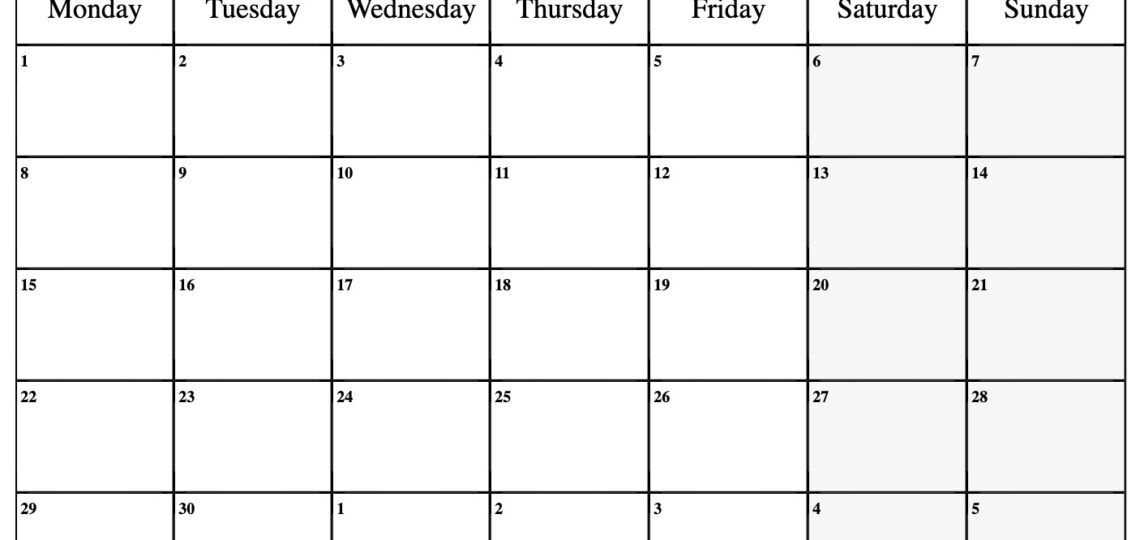 September 2025 Calendar Free Printable With Holidays And Observances