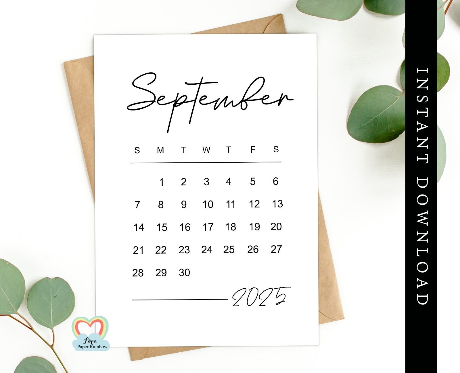 Bl Calendar September 2025