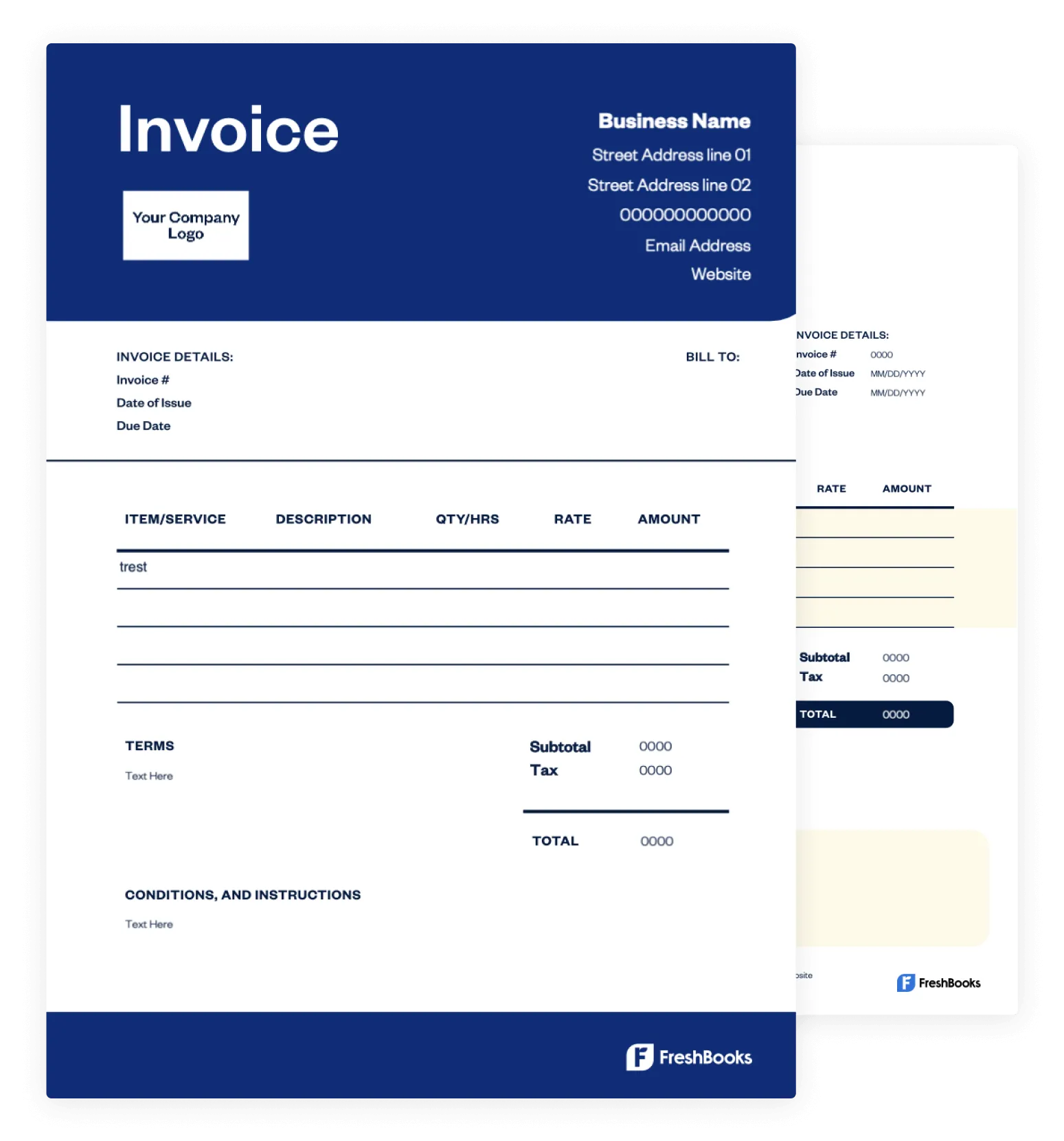 Services Rendered Invoice Templates Free Download Services Rendered Invoice Templates Free Download
