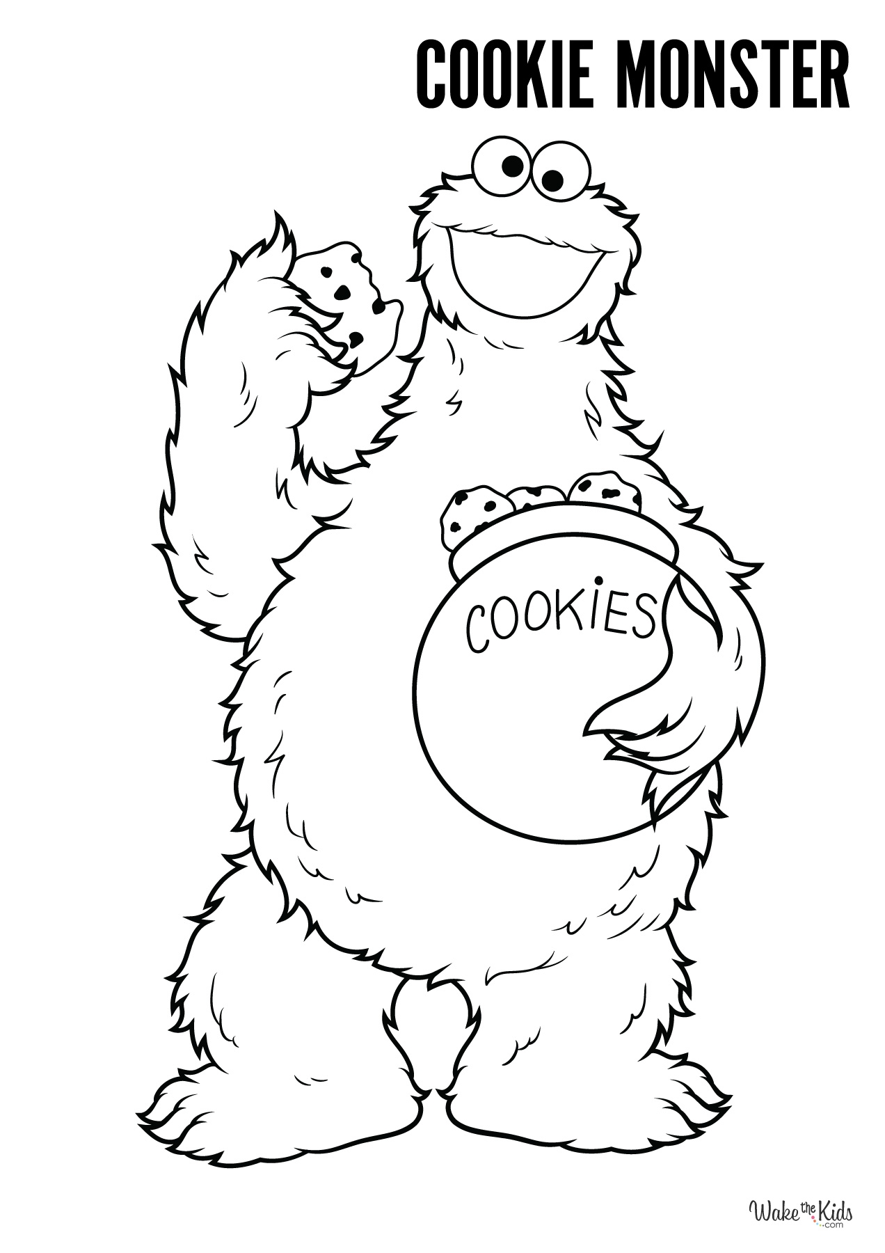 Sesame Street Coloring Pages Free Printable PDFs WakeTheKids