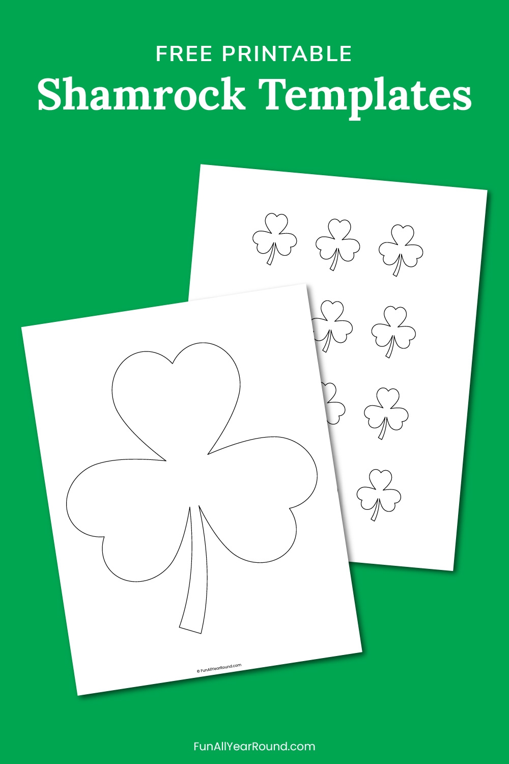 Shamrock Template Fun All Year Round