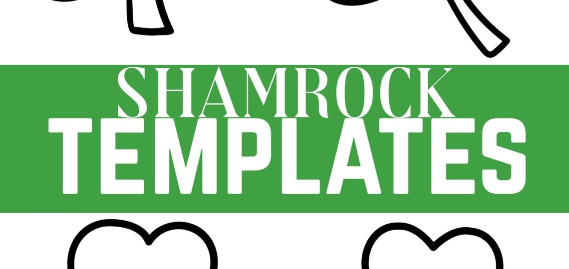 Shamrock Templates To Print Crafty Morning