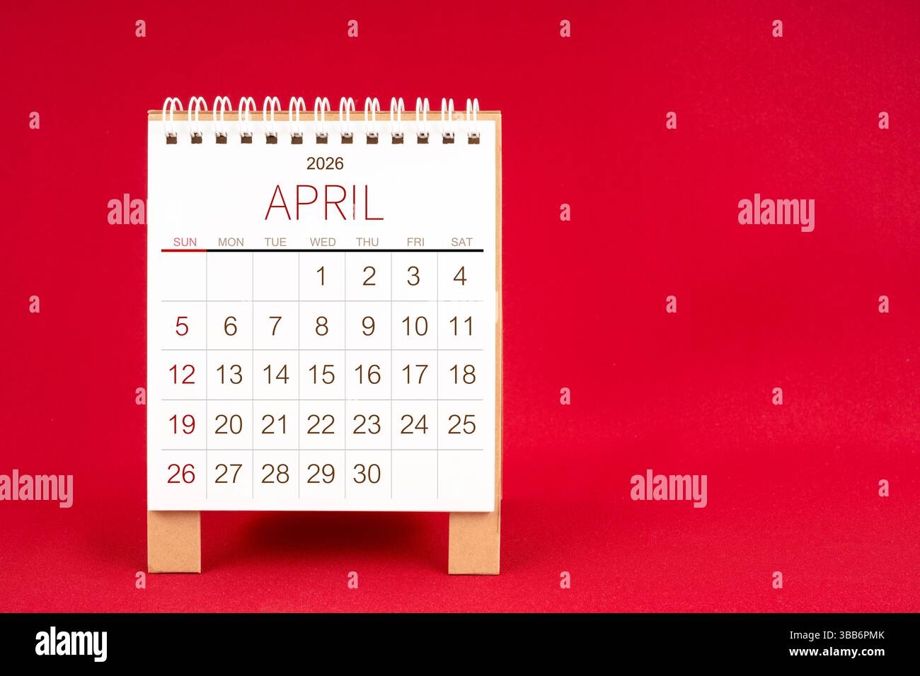 2026 April Desktop Calendar
