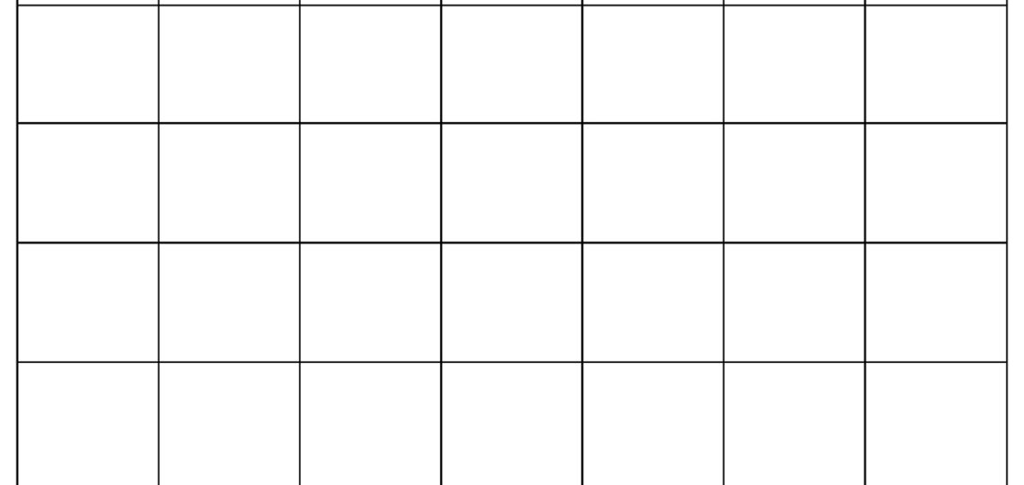 Simple Blank Calendar Templates Free To Download U0026 Print