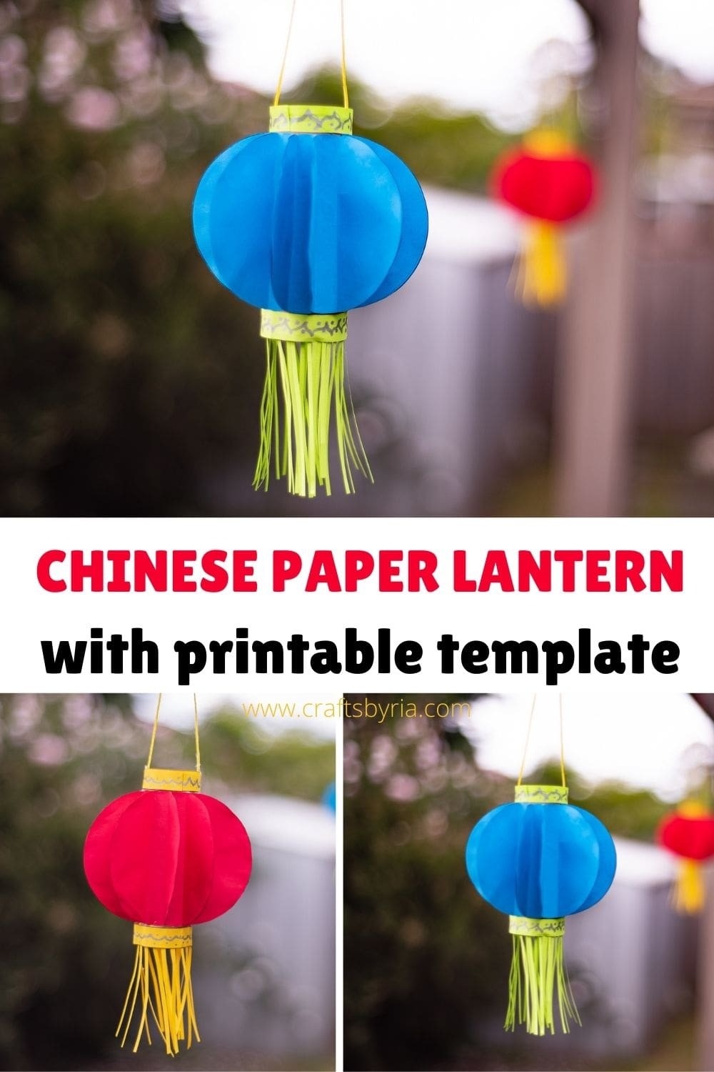 Free Printable Chinese Lantern Template Pdf