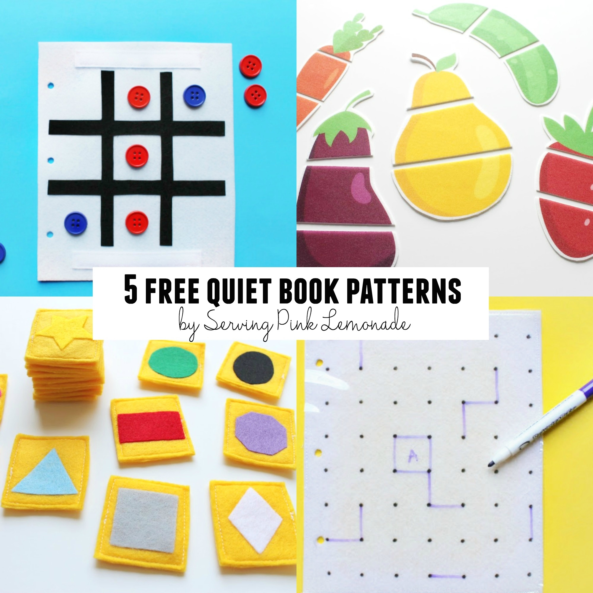 Free Printable Quiet Book Templates
