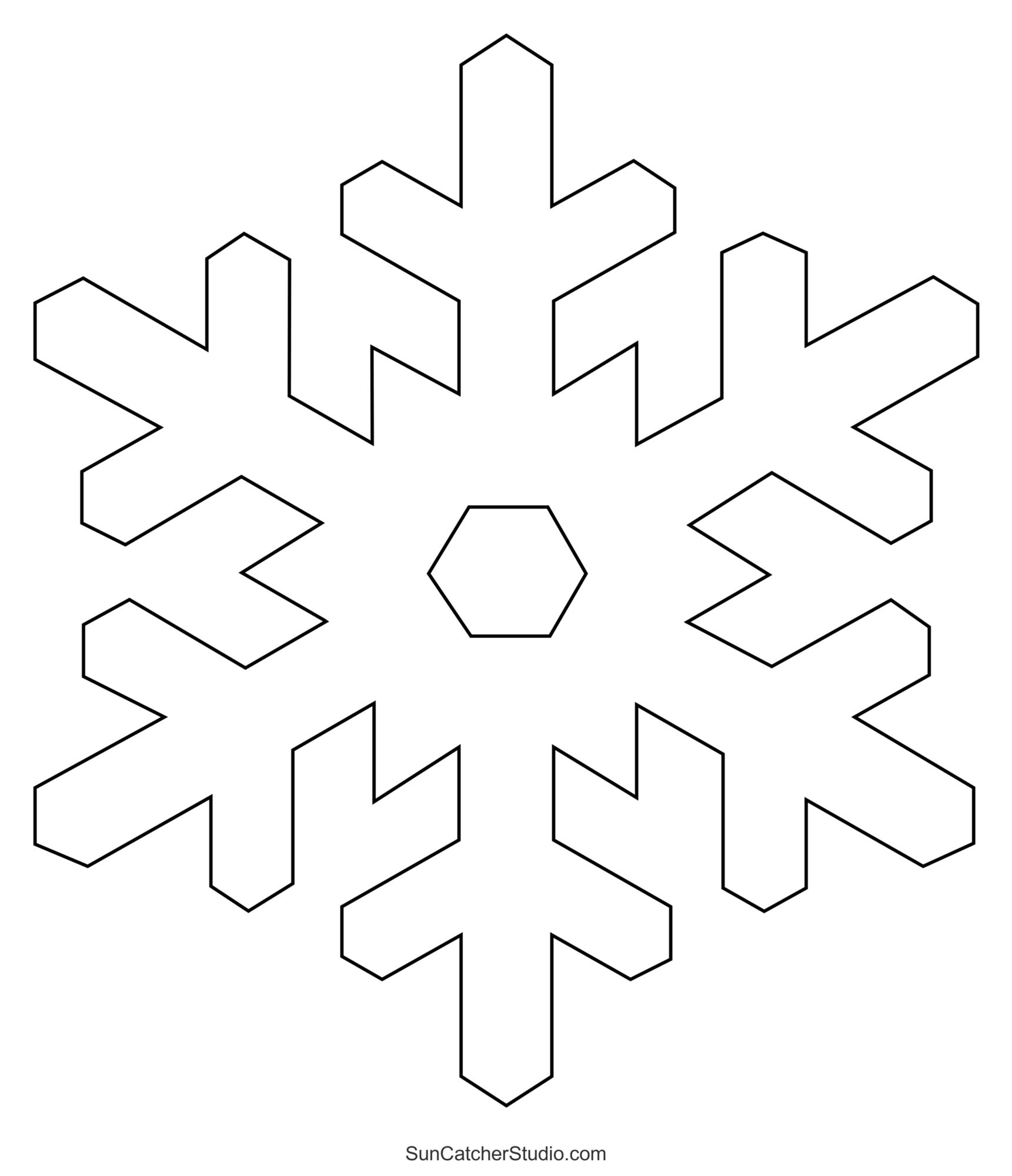Snowflake Templates Printable Stencils And Patterns Free 