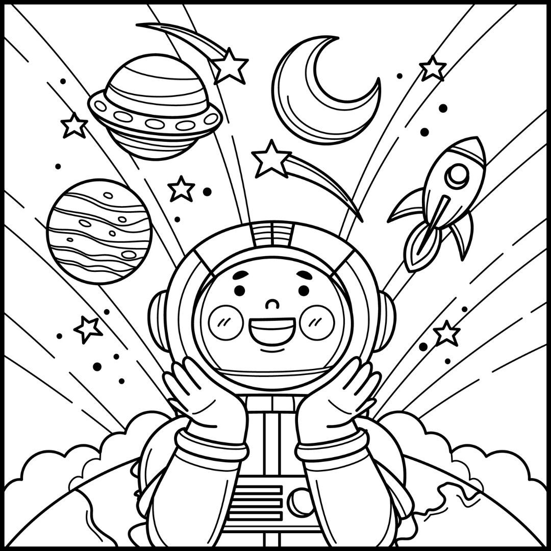 Free Printable Solar Eclipse Coloring Pages