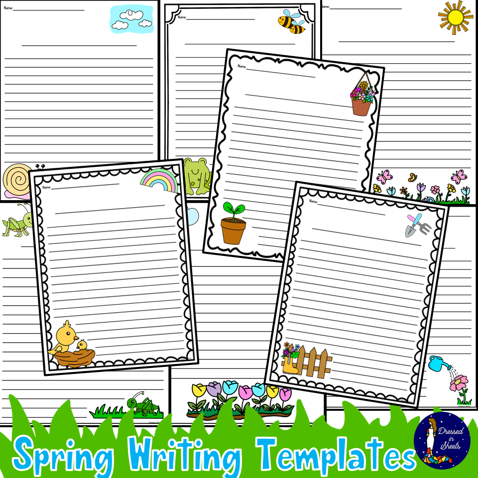Spring Writing Templates Made By Teachers Spring Writing Templates Made By Teachers
