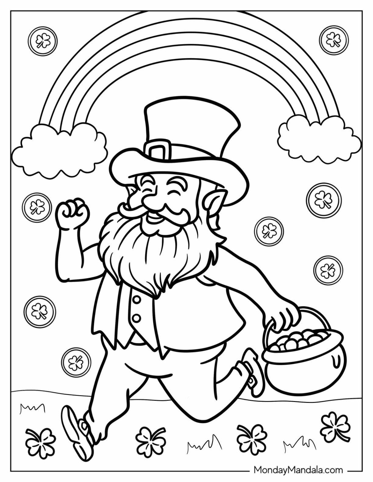 St Patrick s Day Coloring Pages Free PDF Printables 