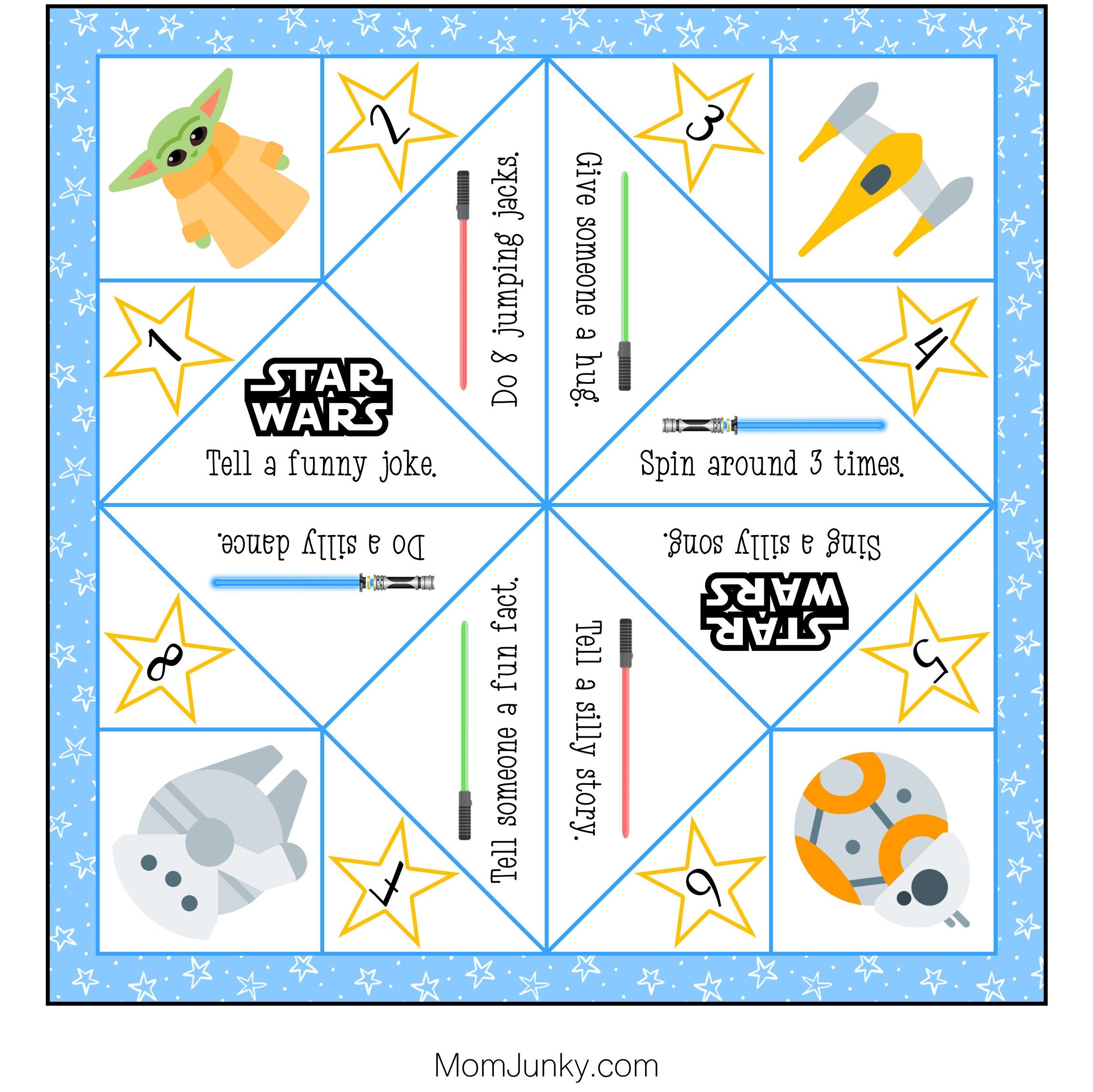 Star Wars Origami Fortune Teller Printables Included Mom Junky Worksheets Library Star Wars Origami Fortune Teller Printables Included Mom Junky Worksheets Library