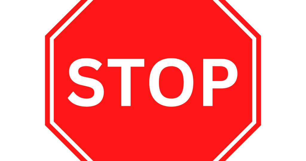 Stop Signs Printable Templates Free PDF Download