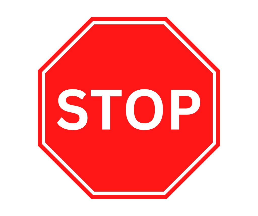 Stop Signs Printable Templates Free PDF Download 