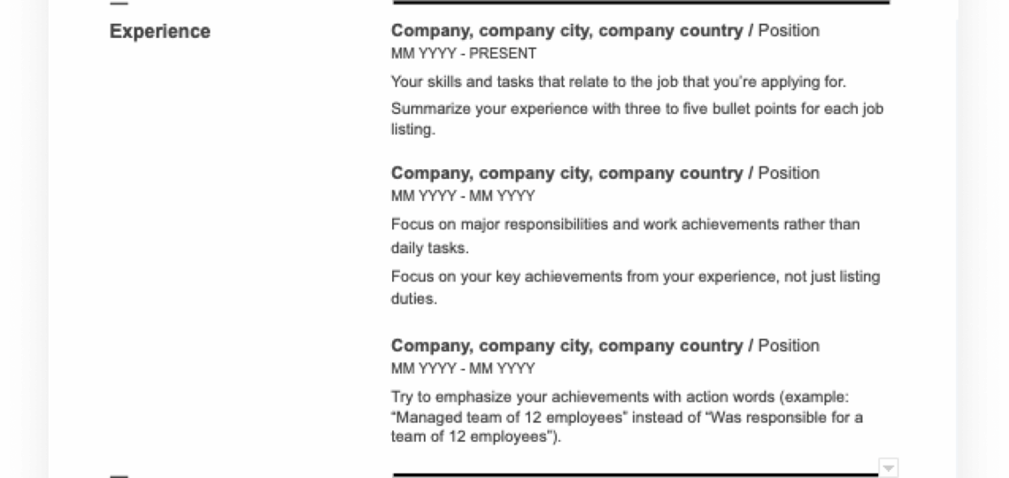 Student Resume Templates Free For Download Wise