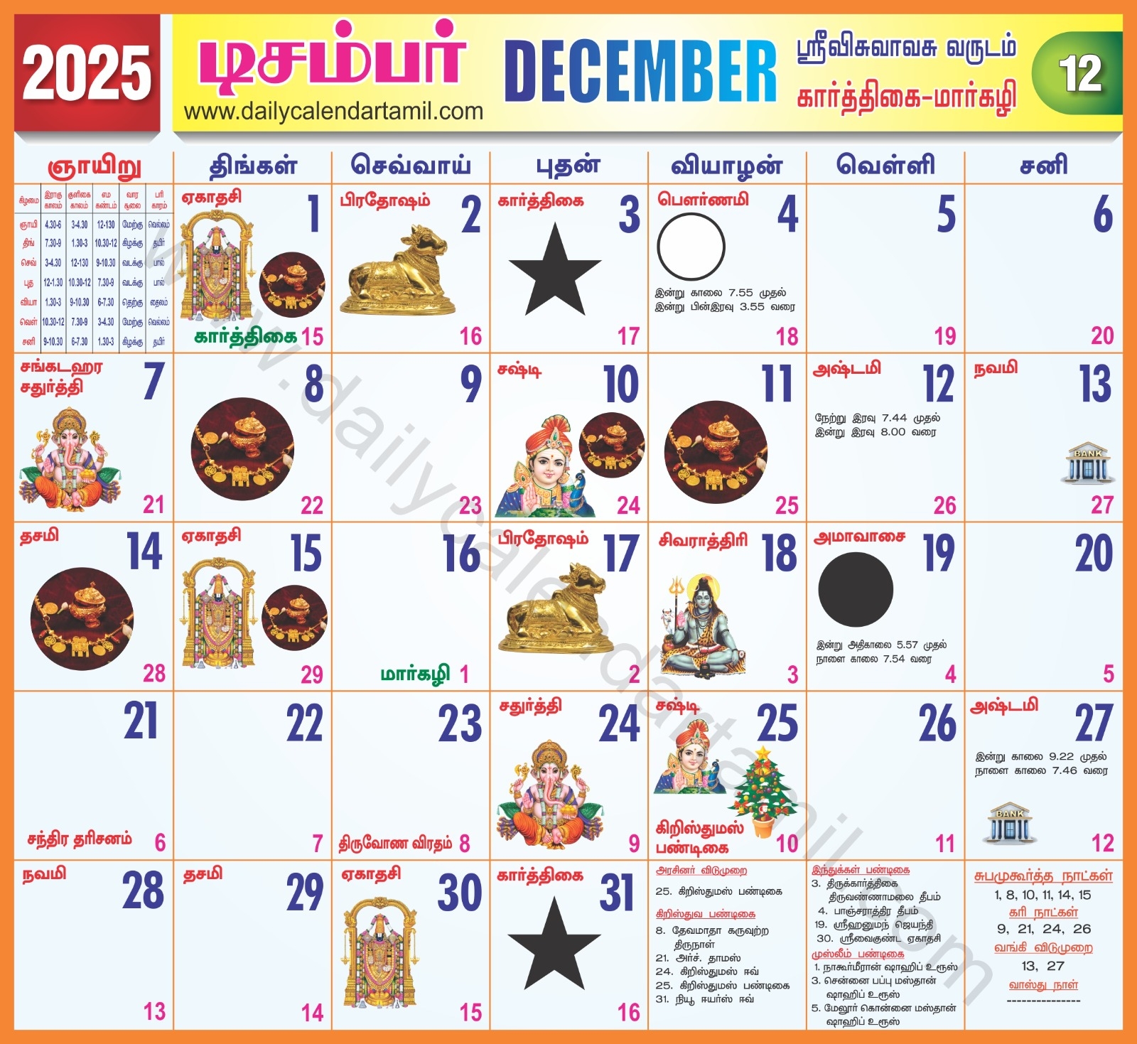 Tamil Calendar December 2025 2025 Tamil Calendar December 2025 2025