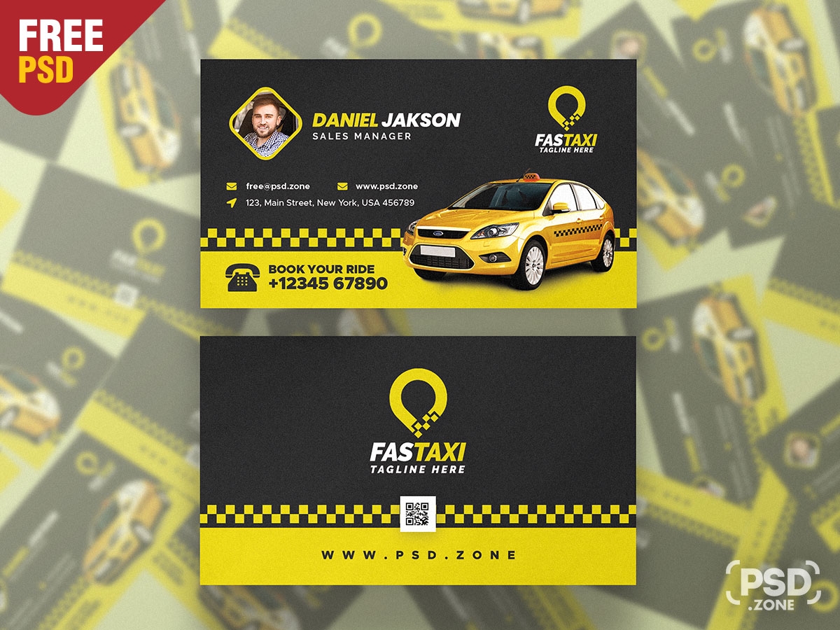 Taxi Business Cards Free Templates Printable
