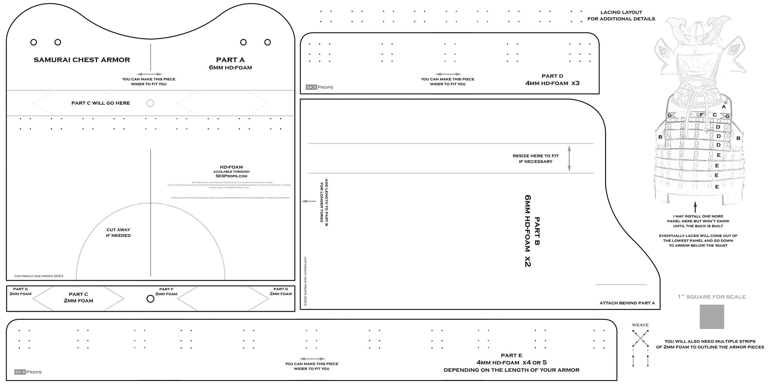 Free Printable Armor Templates