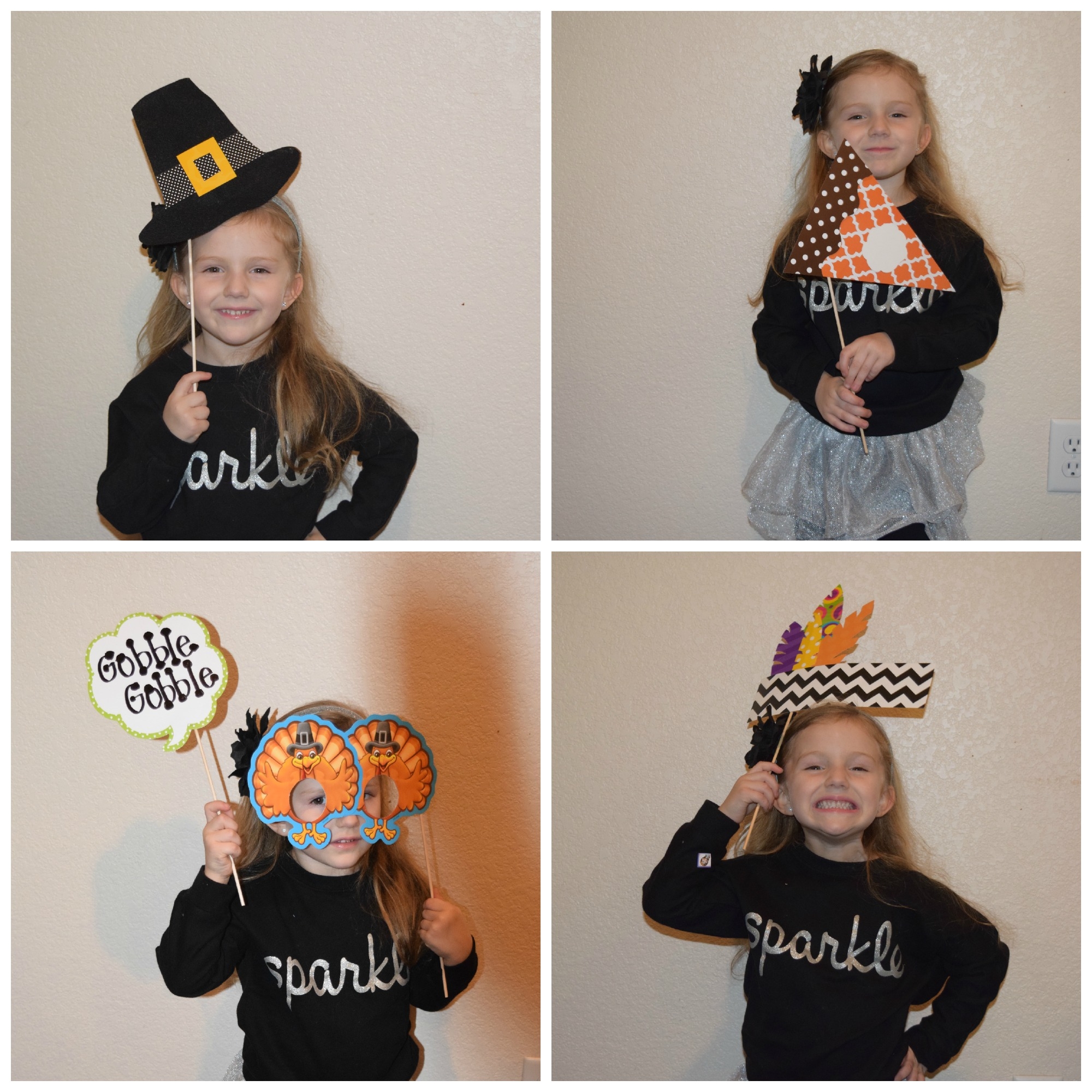 Photo Booth Free Printable Template Thanksgiving