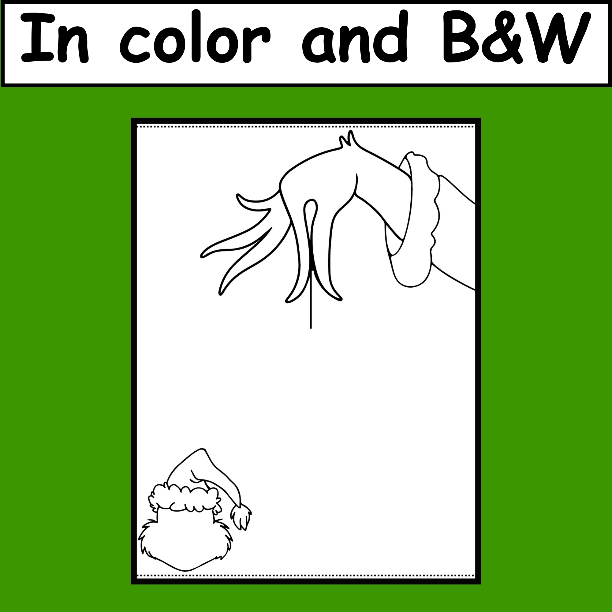 The Grinch Printable Handprint Craft Template How The Grinch Stole Christmas Made By Teachers