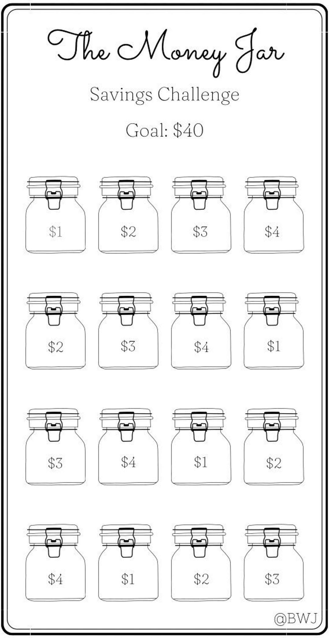Mini Savings Challenge Free Printable Mini Savings Challenge Free Printable