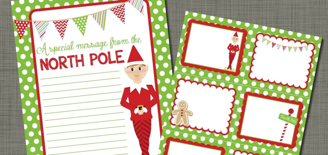 The Polka Dot Posie FREE Printables For Your Christmas Elf