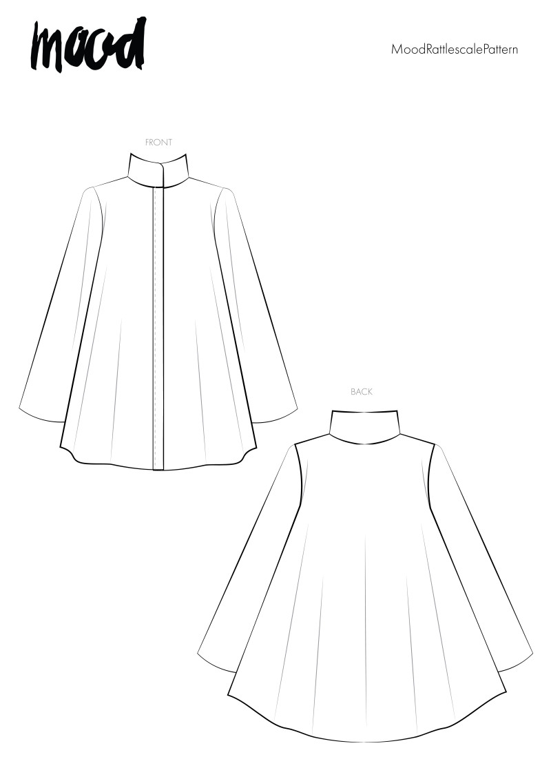 The Rattlescale Raincoat Free Sewing Pattern