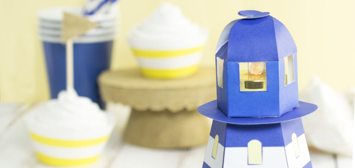 This Little Light Of Mine DIY Printable Lighthouse Tealight Holder