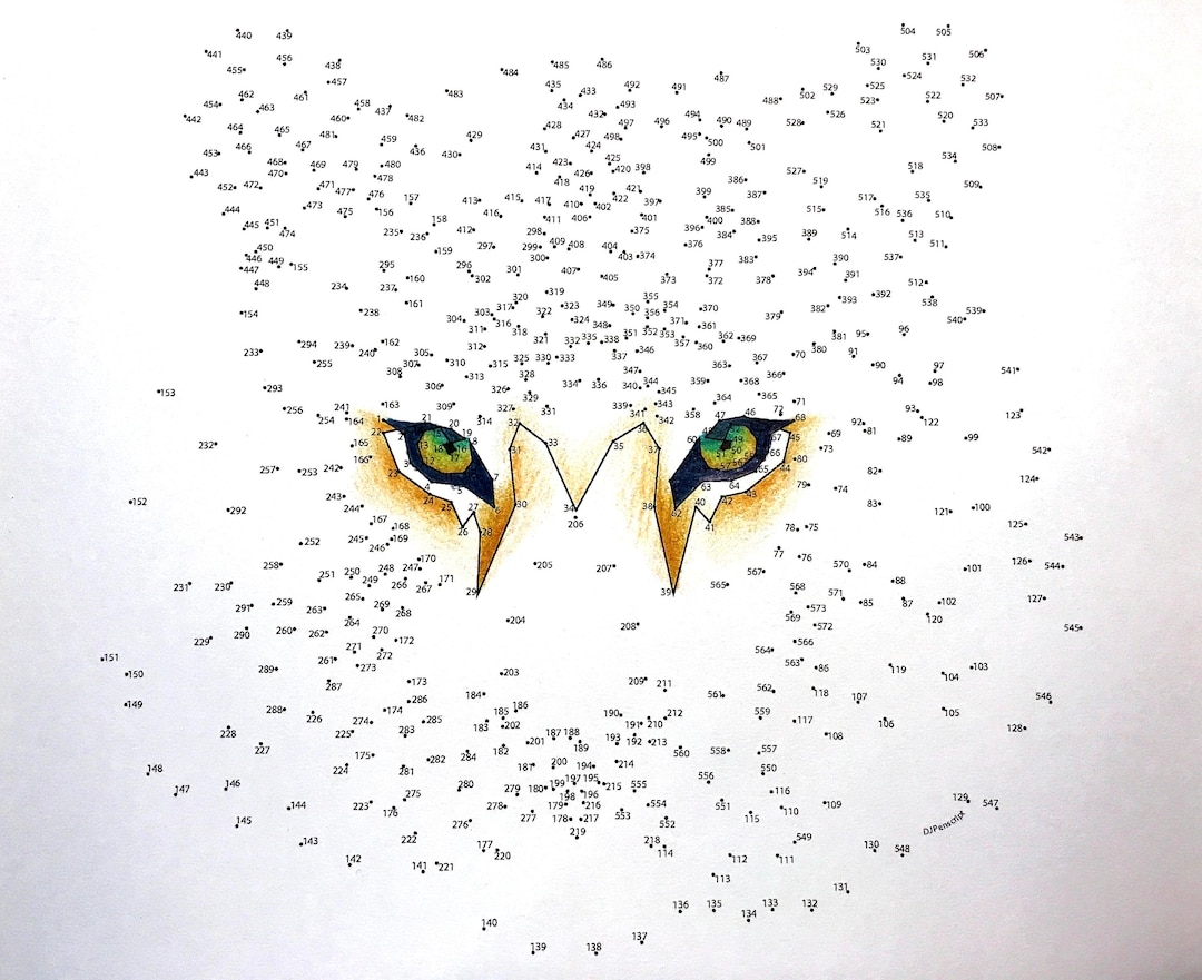 Tiger Extreme Dot To Dot PDF Activity And Coloring Page Etsy 