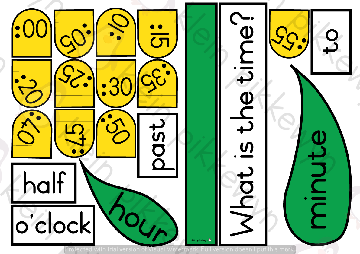 TIME Yellow Flower Clock