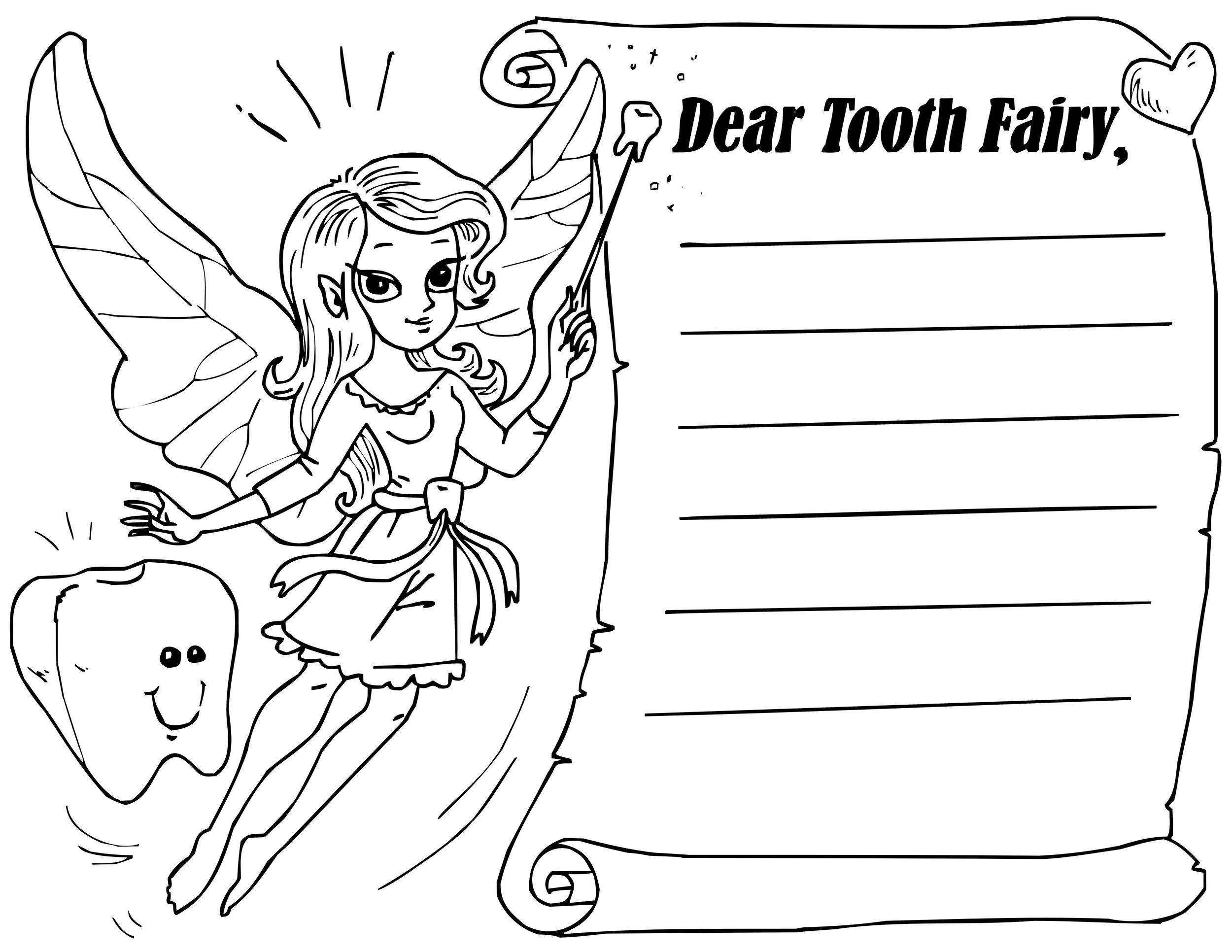 Tooth Fairy Letter Sew Cute Patterns Tooth Fairy Letter Sew Cute Patterns