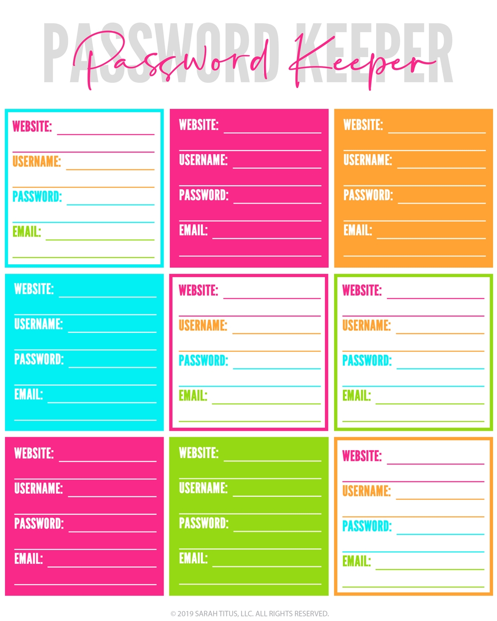 Top Password Keeper Printables To Download Instantly Sarah Titus Top Password Keeper Printables To Download Instantly Sarah Titus