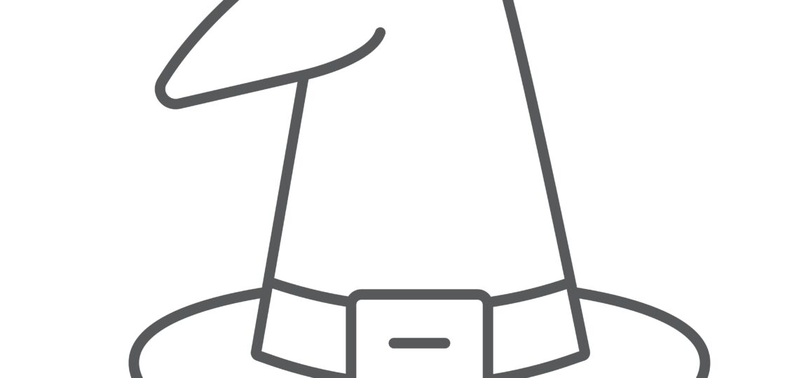 Torn Paper Witch Hat Craft With Free Printable Happy Toddler