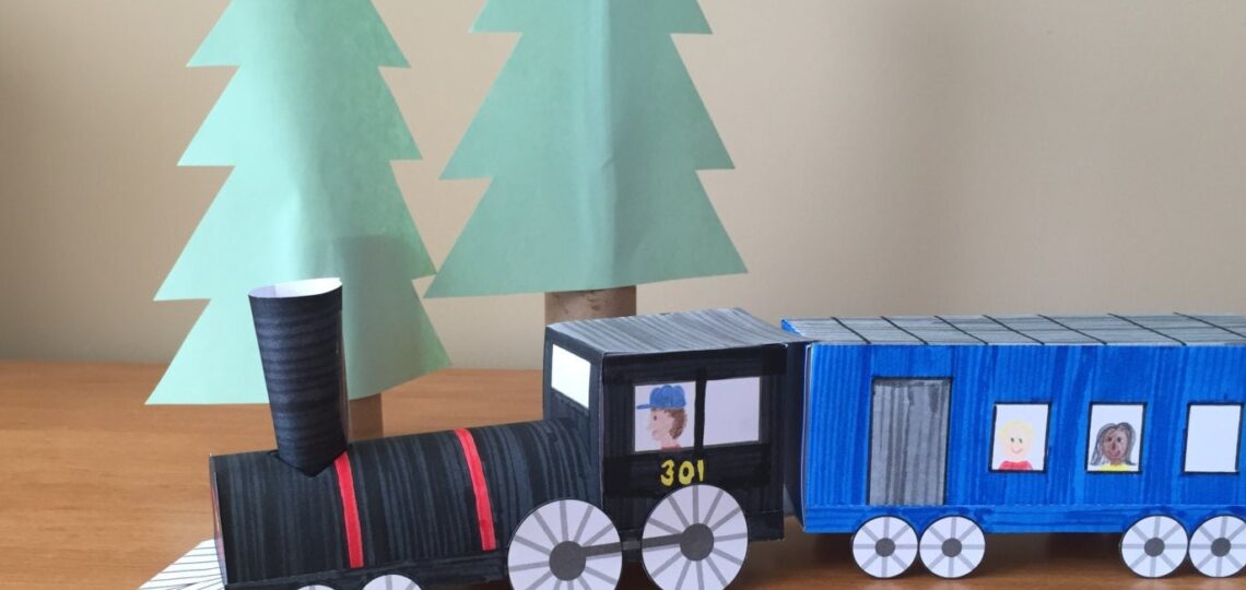 Train Printable Papercraft Etsy Australia