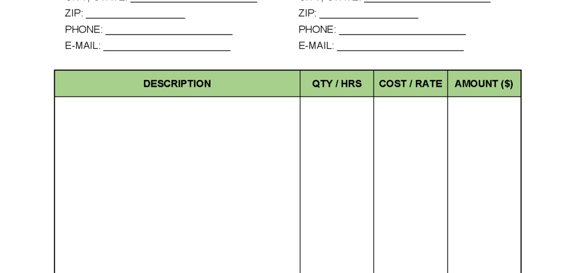 Tree Removal Invoice Template Invoice Maker