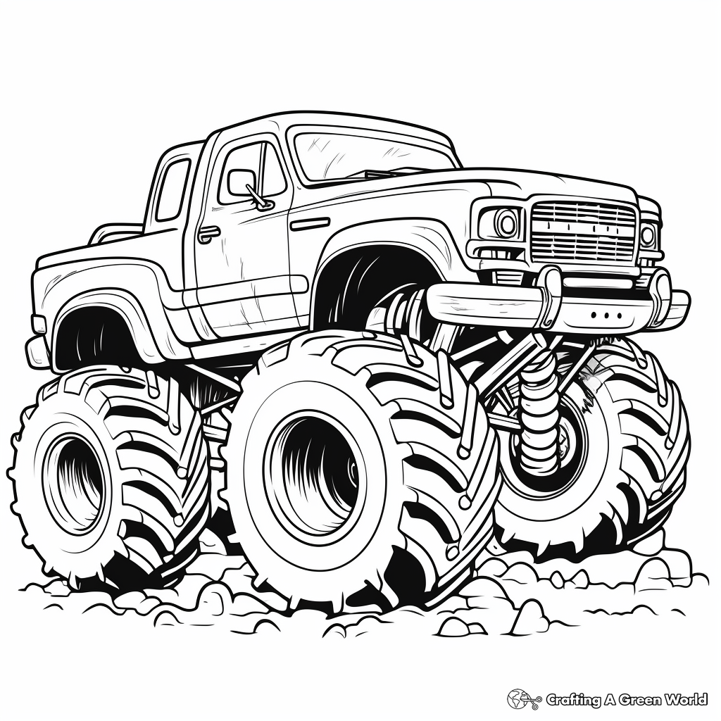 Truck Coloring Pages Free U0026 Printable 