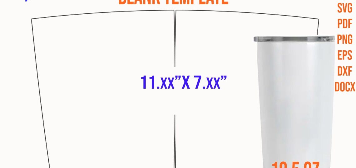 Tumbler Template Michaels 18 5oz Tumbler Template Full Wrap Tumbler Svg 18 5 Oz Tumbler Sublimation Template For Artminds Svg Png Dxf Etsy