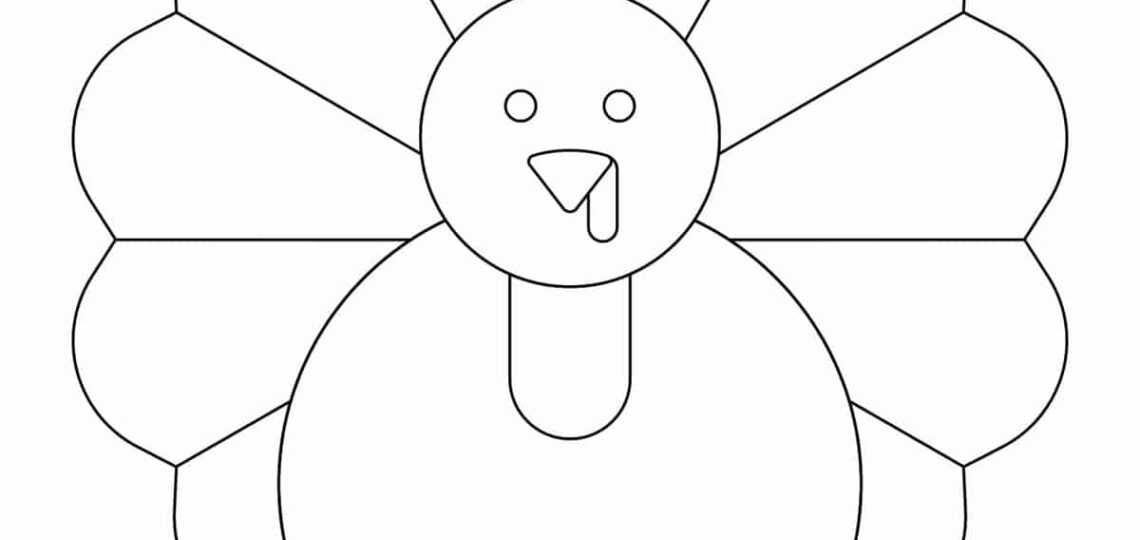 Turkey Template Childhood Magic